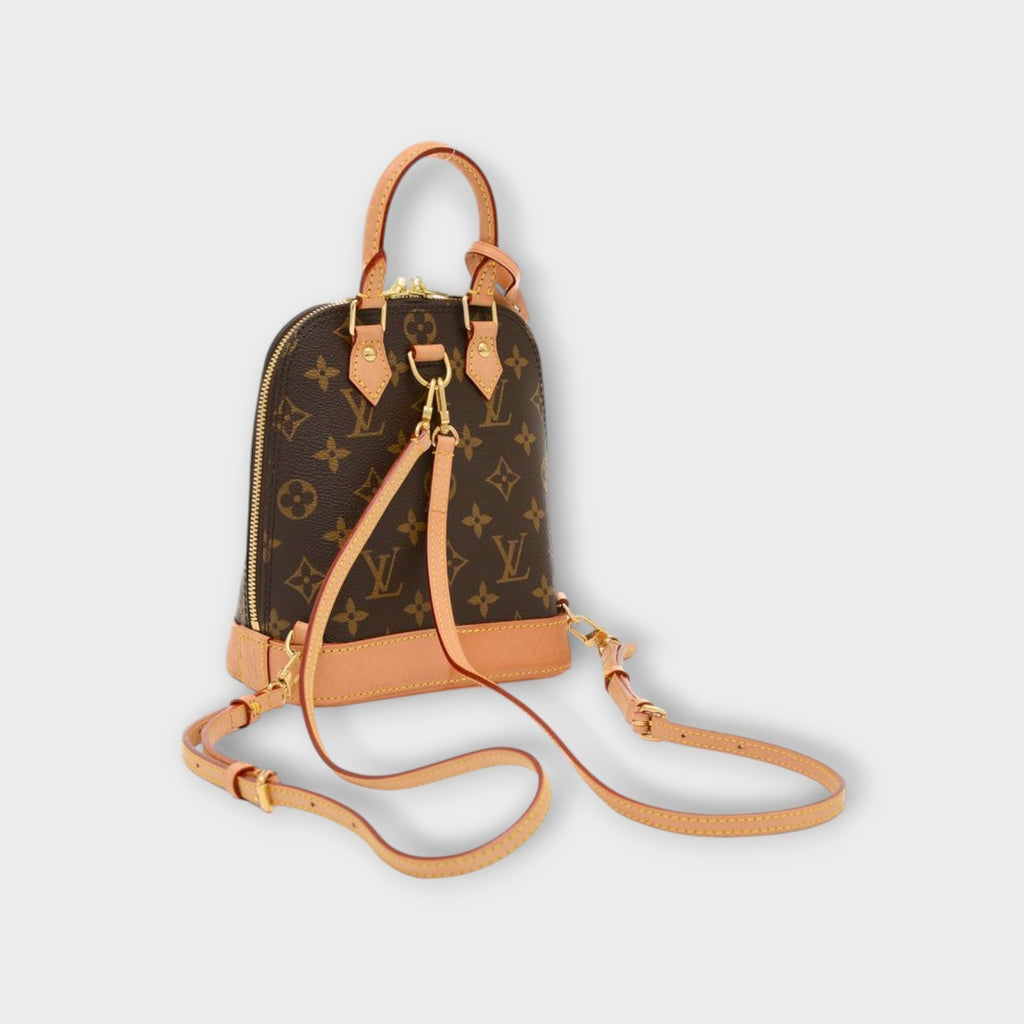 Louis Vuitton Monogram Alma Backpack 2-Way Bag M47132