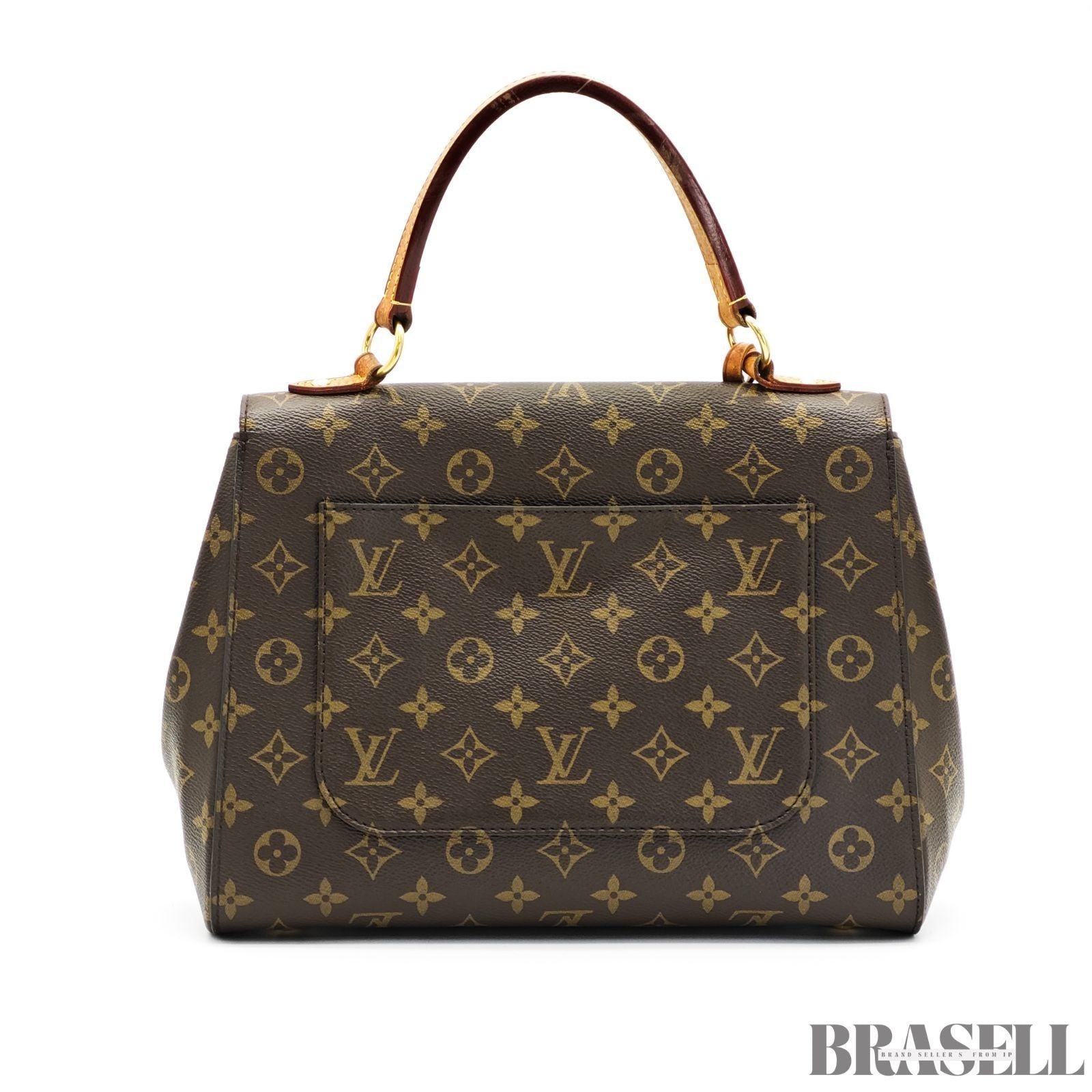 Louis Vuitton Cluny M42735 Damier Azur Handbag Shoulder Bag 2Way Flap Brown