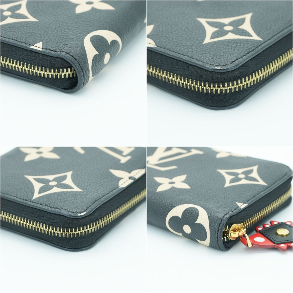 LOUIS VUITTON Empreinte Giant M69698 Long Wallet Zippy Wallet Black
