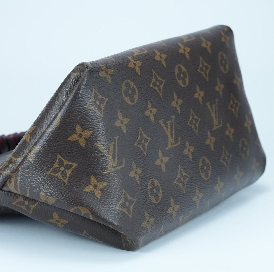 LOUIS VUITTON M55090 Monogram Mini Zipped Hobo 2-Way Shoulder Bag/Handbag