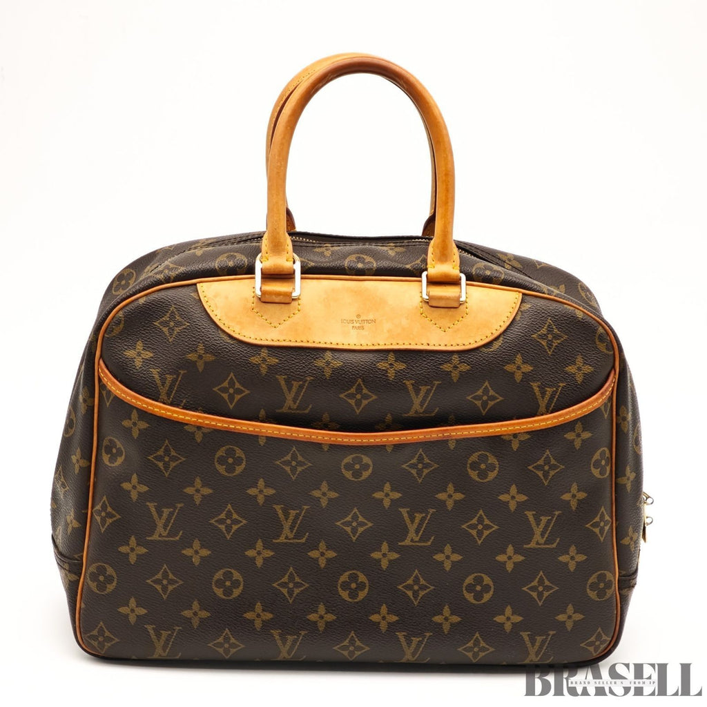 Louis Vuitton M47270 Monogram Deauville Handbag M47270 PVC Coated Canvas Brown