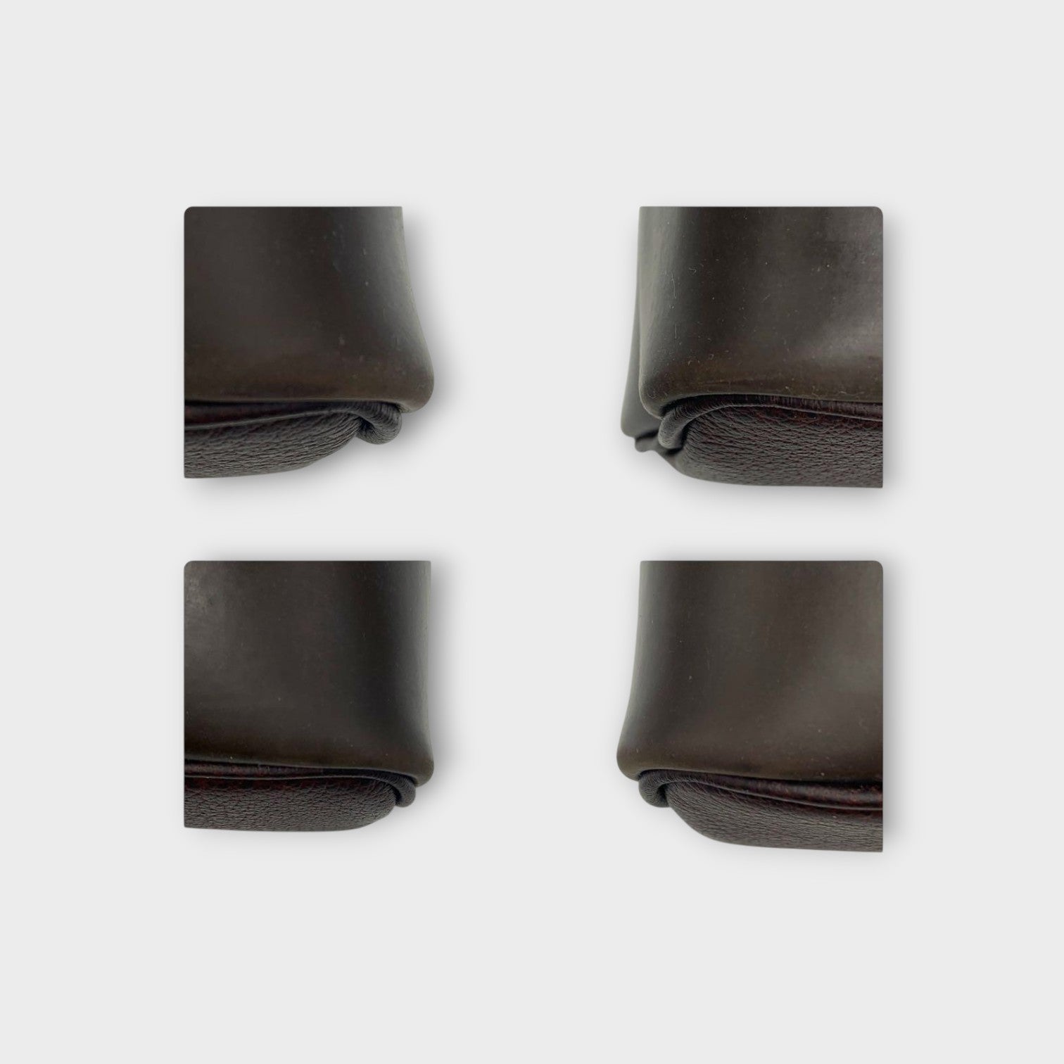 Hermès Jardinière PM Amazonia Rubber Resin Canvas F Stamp Shoulder Bag Black 【A】