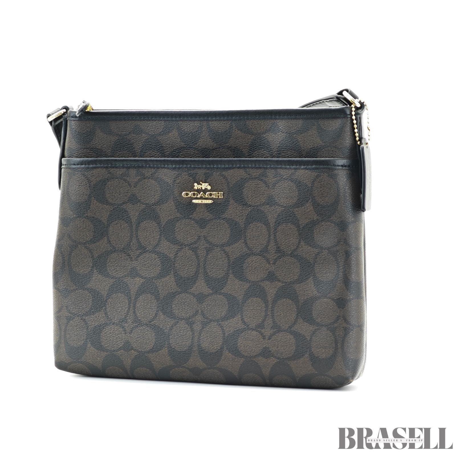COACH Signature F29210 Shoulder Bag Tote Bag Brown Women's Dust Bag