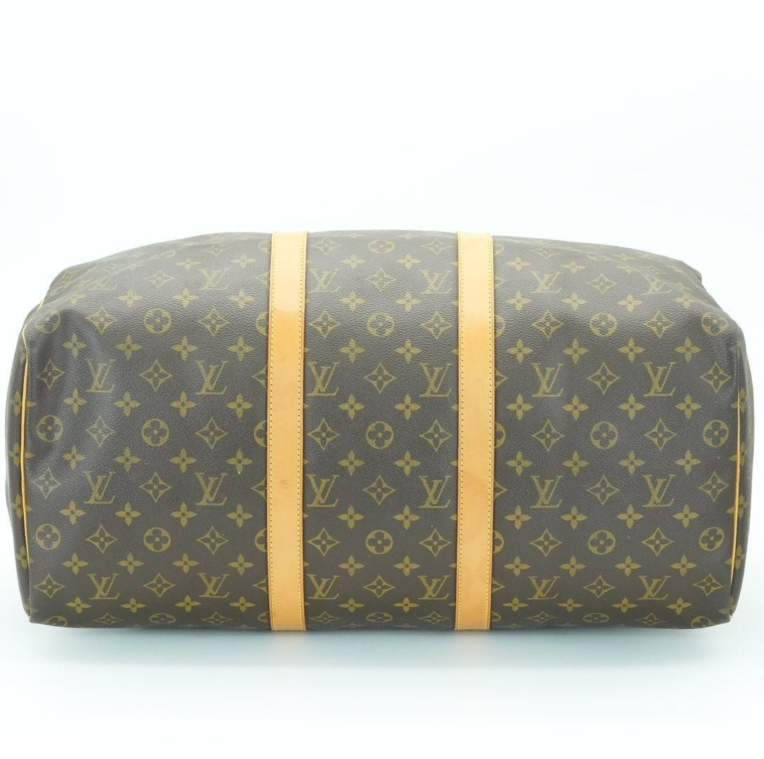LOUIS VUITTON Keepall 50 M41426 Boston Bag Travel Bag Brown Large Capacity