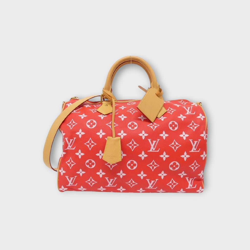 Louis Vuitton Monogram Speedy P9 Bandoulière M24420 Boston Bag Rouge【A】