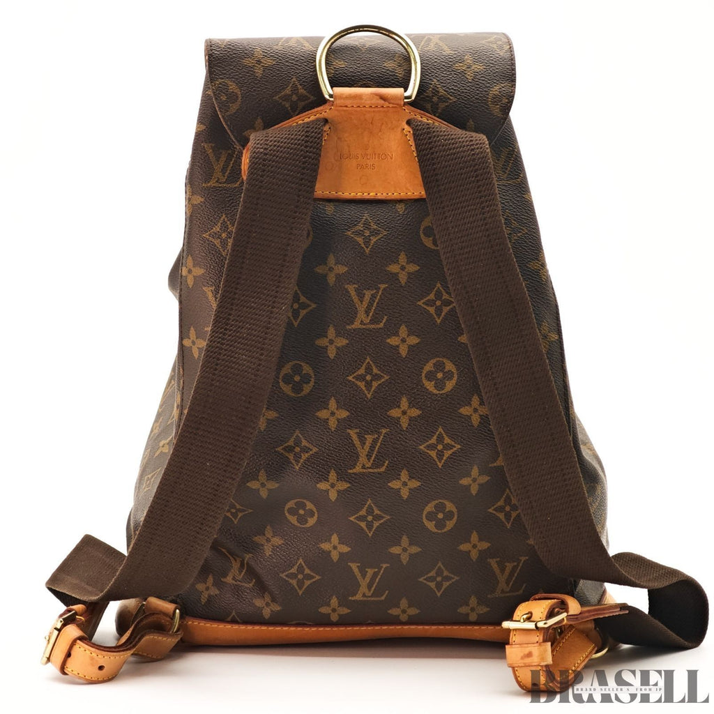 Louis Vuitton Monsigny GM M51135 Bag Backpack Brown Monogram Canvas Unisex