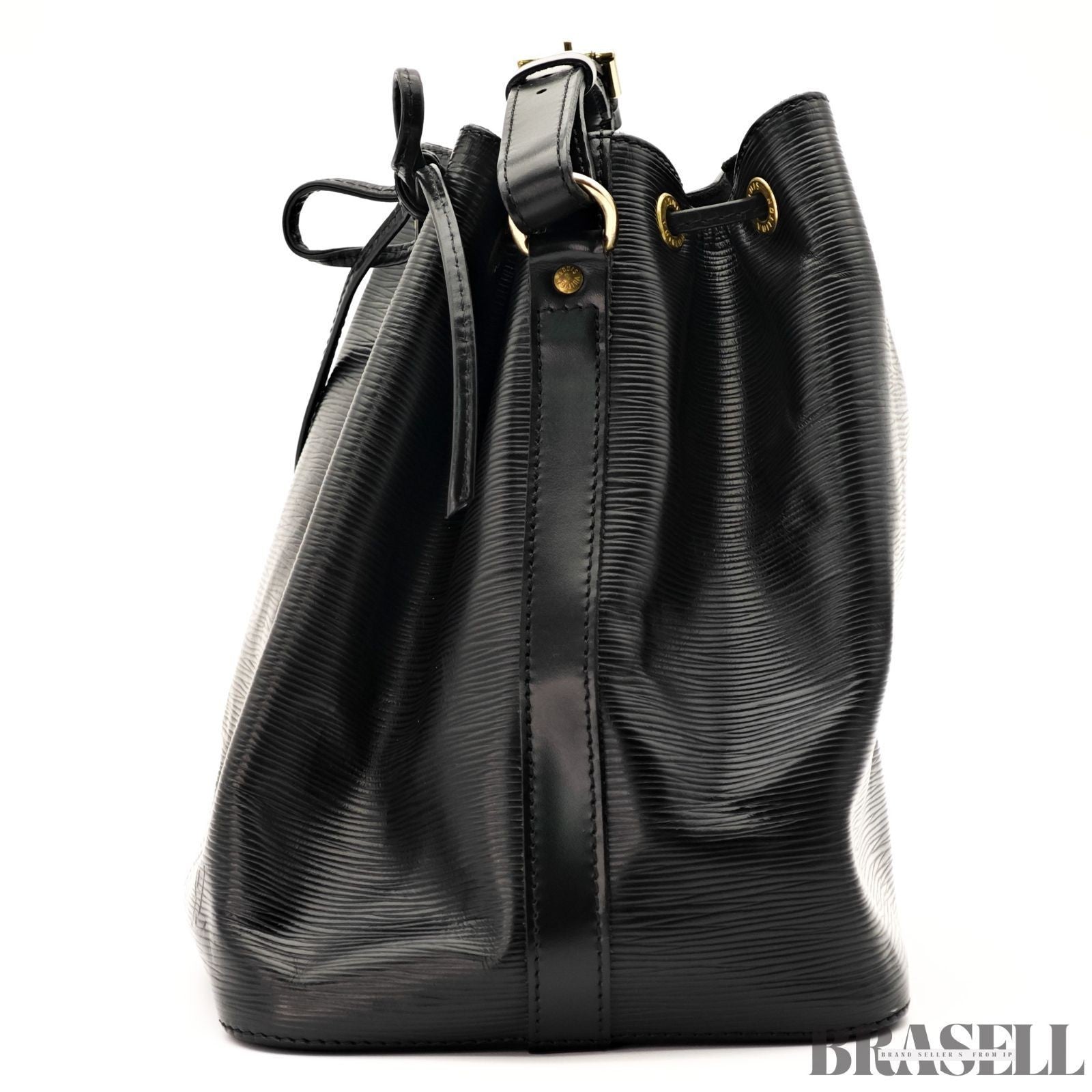 Louis Vuitton Epi Petit Noé Noir M59012 Bucket One Shoulder Bag Black Women