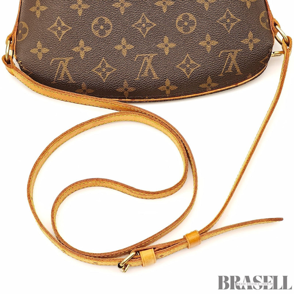 Louis Vuitton Monogram Drouot M51290 Shoulder Bag Crossbody Leather Brown Women
