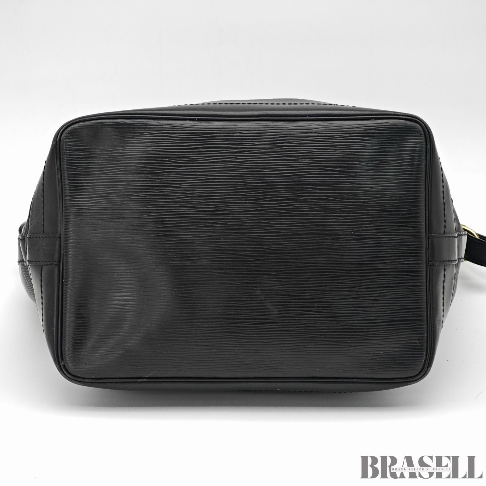 Louis Vuitton Epi Noé Noir M59002 Bucket Shoulder Bag Handbag Black Epi Leather
