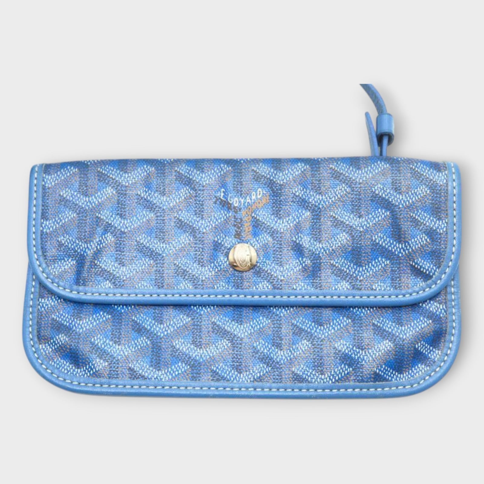 Goyard Saint Louis Tote Bag PM Blue with Pouch