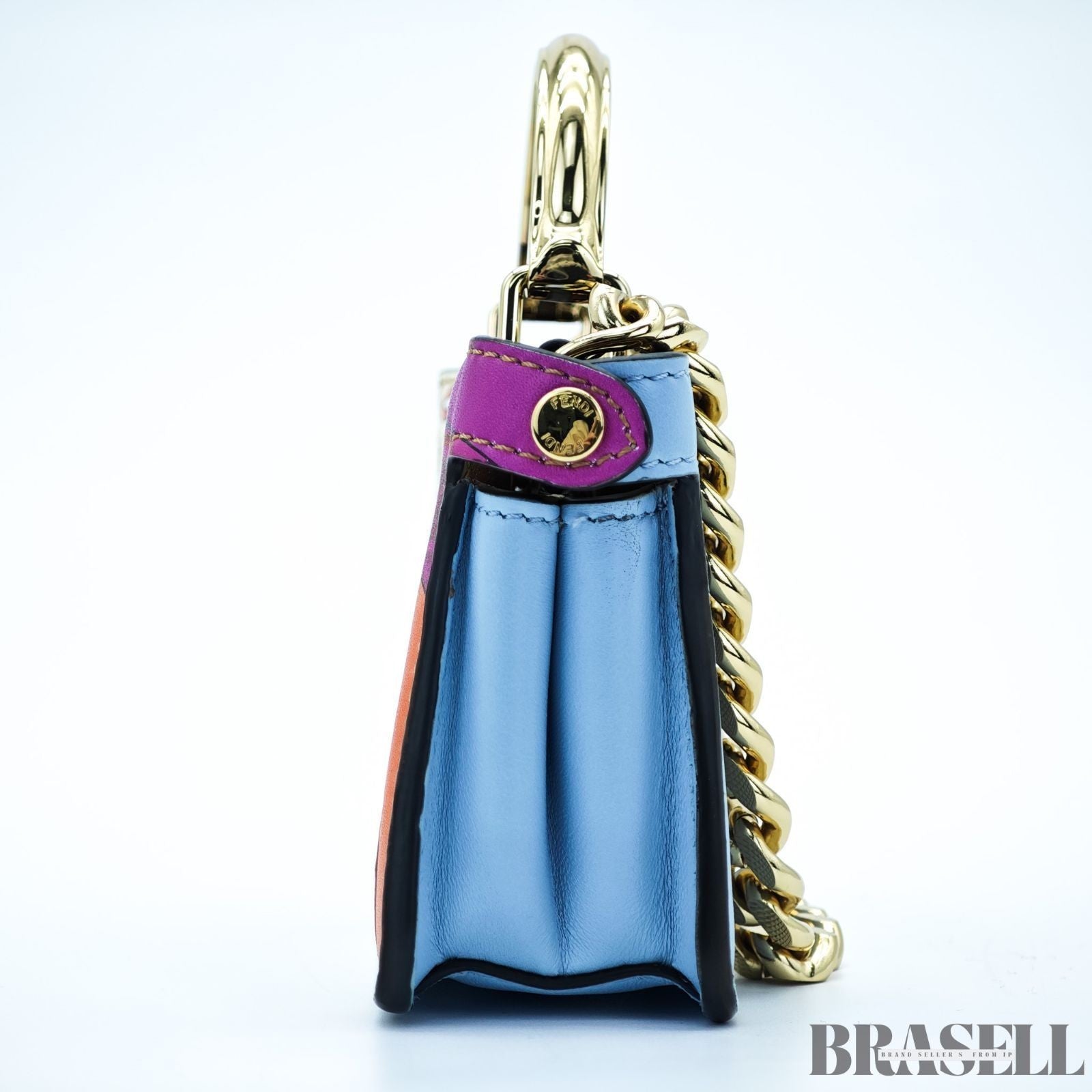 FENDI Peekaboo Nano Handbag Multicolor Bold and Stylish Women's