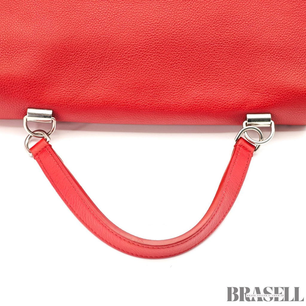 Louis Vuitton Lockme II Cartable M50249 Handbag Shoulder Bag 2Way Dahlia