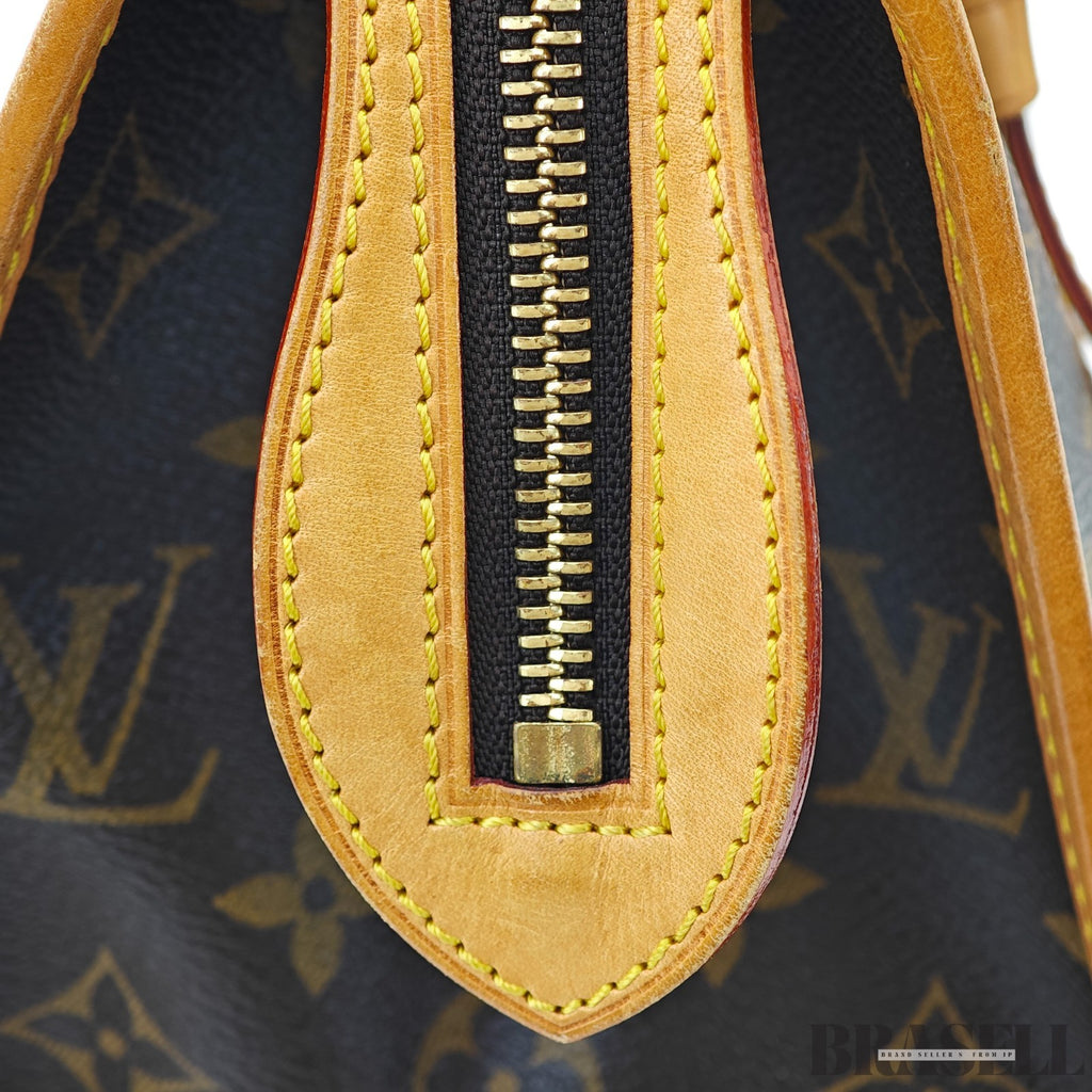 LOUIS VUITTON Popincourt Au Tote Bag Monogram M40007 Canvas Brown