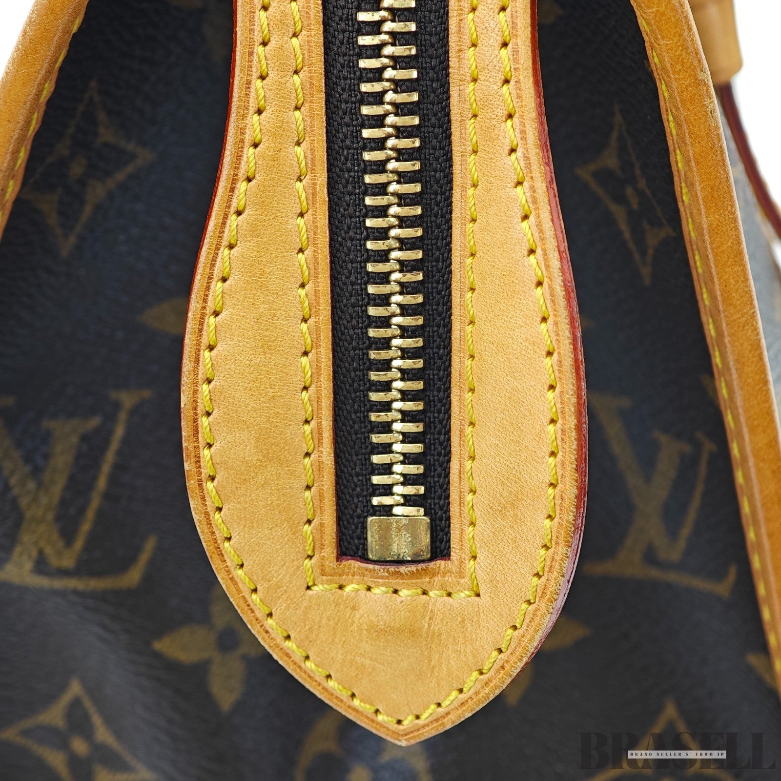 LOUIS VUITTON Popincourt Au Tote Bag Monogram M40007 Canvas Brown