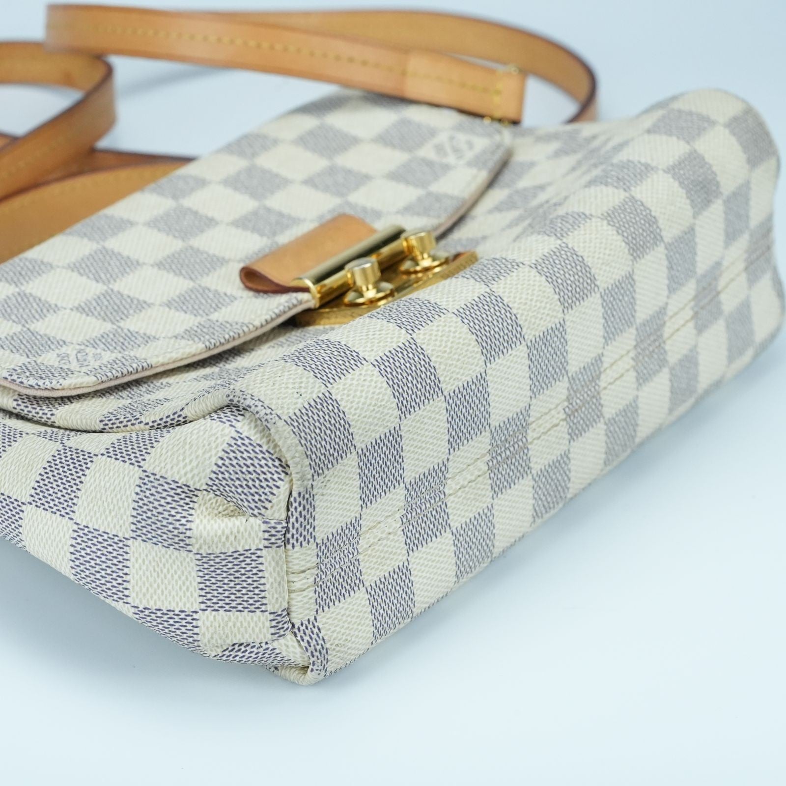 LOUIS VUITTON Damier Azur Croisette Handbag Shoulder Bag N41581
