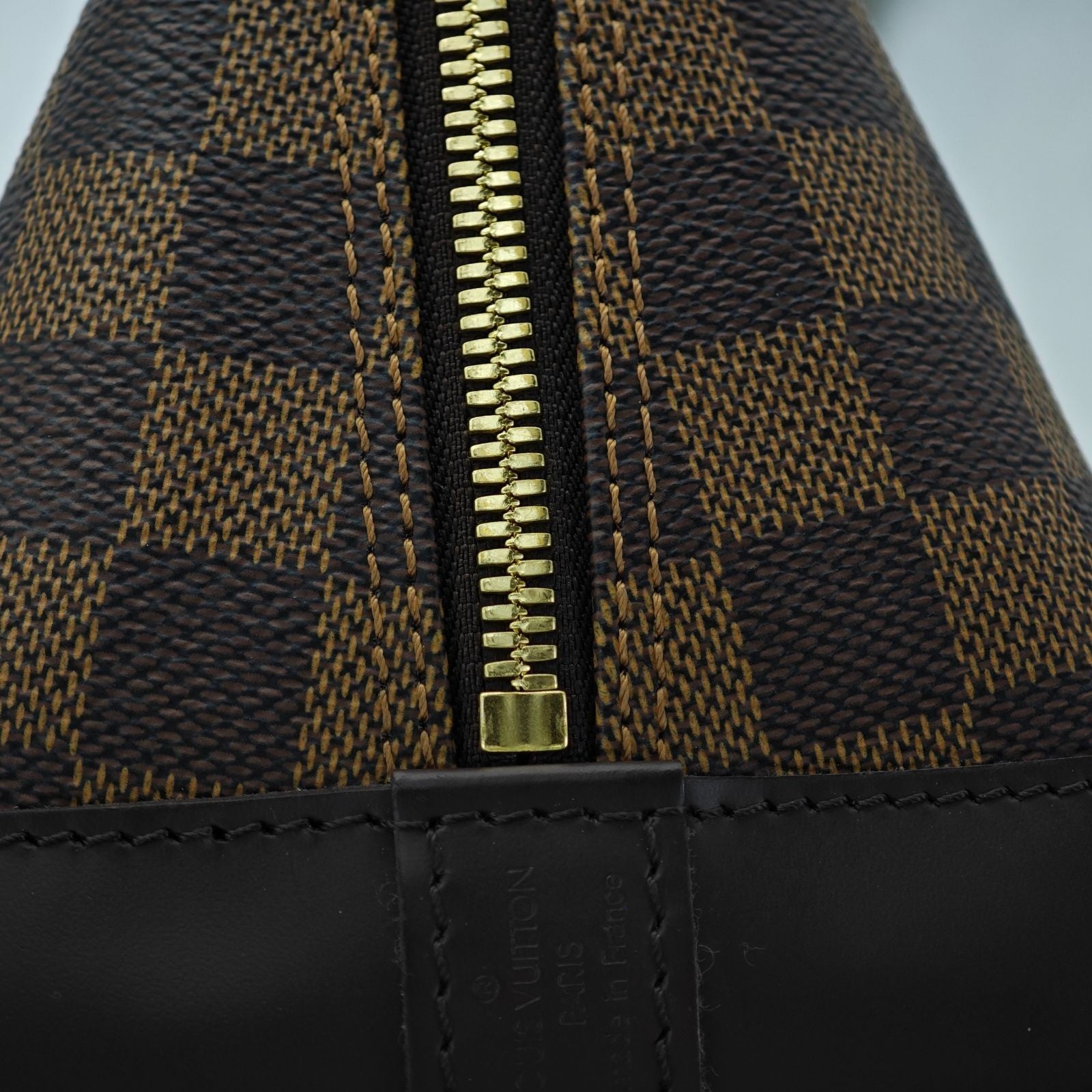 LOUIS VUITTON Damier Ebene Alma N51131 Handbag Brown Women's