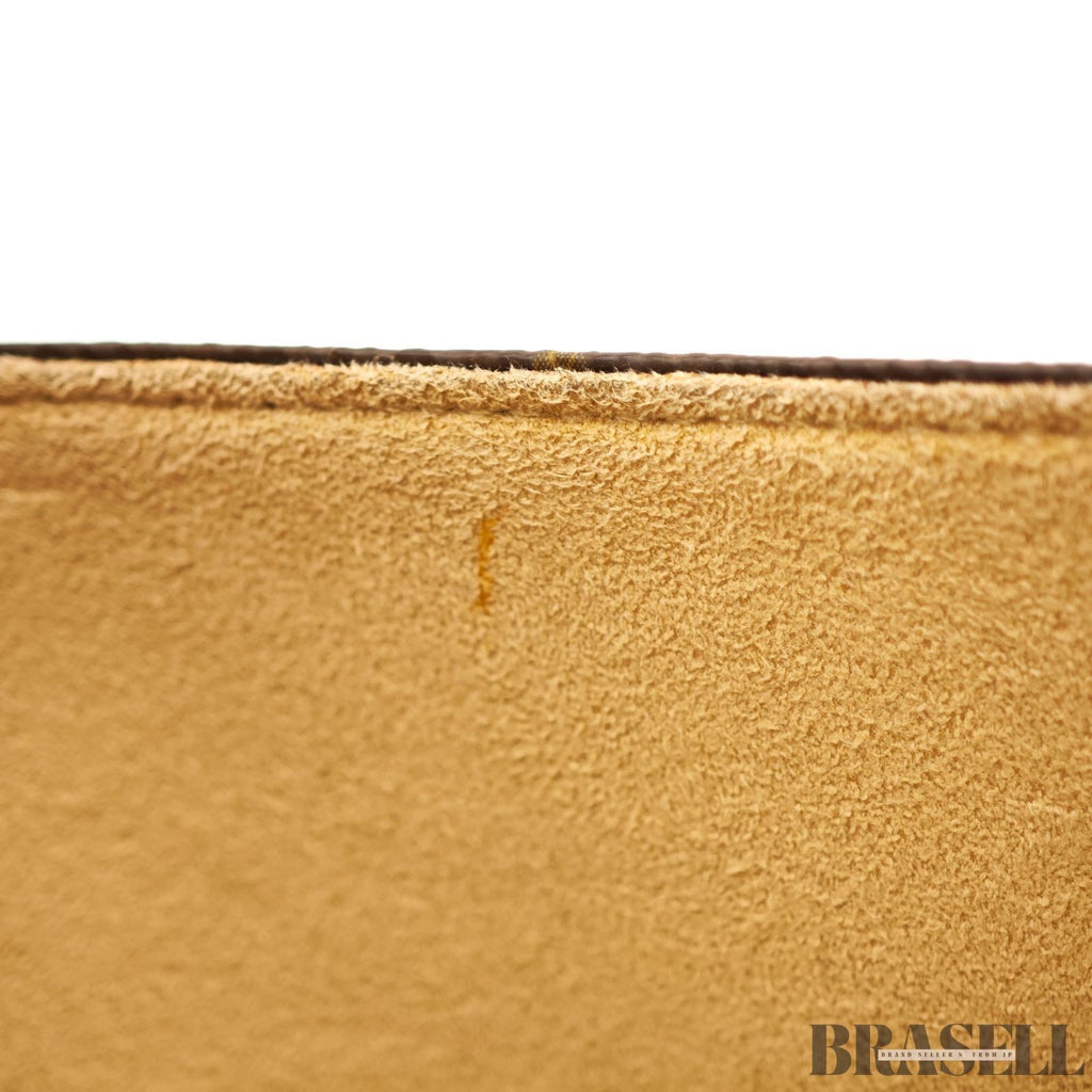 Louis Vuitton Pochette Twin GM M51852 Shoulder Bag Monogram Leather Brown Women