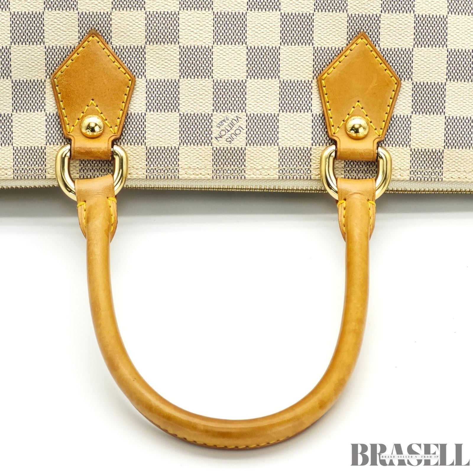 LOUIS VUITTON Saleya PM N51186 Damier Azur Tote Bag Ivory Women’s