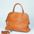HERMES Bolide 31 Handbag with K stamp Orange Taurillon Clemence