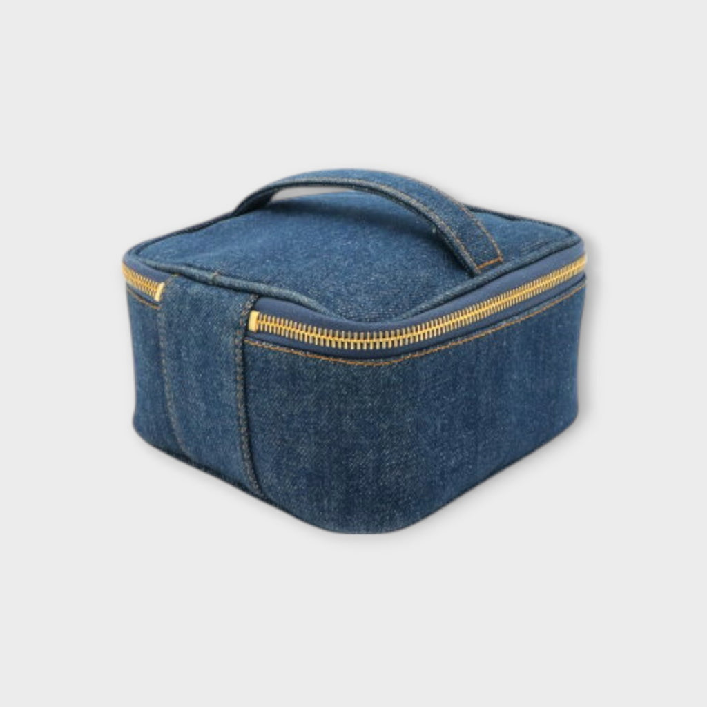 Chanel Denim Vanity Bag with Coco Mark【B】