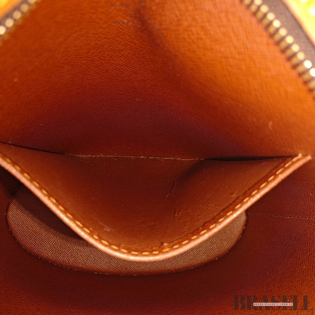 Louis Vuitton Monogram Drouot M51290 Shoulder Bag Crossbody Leather Brown Women