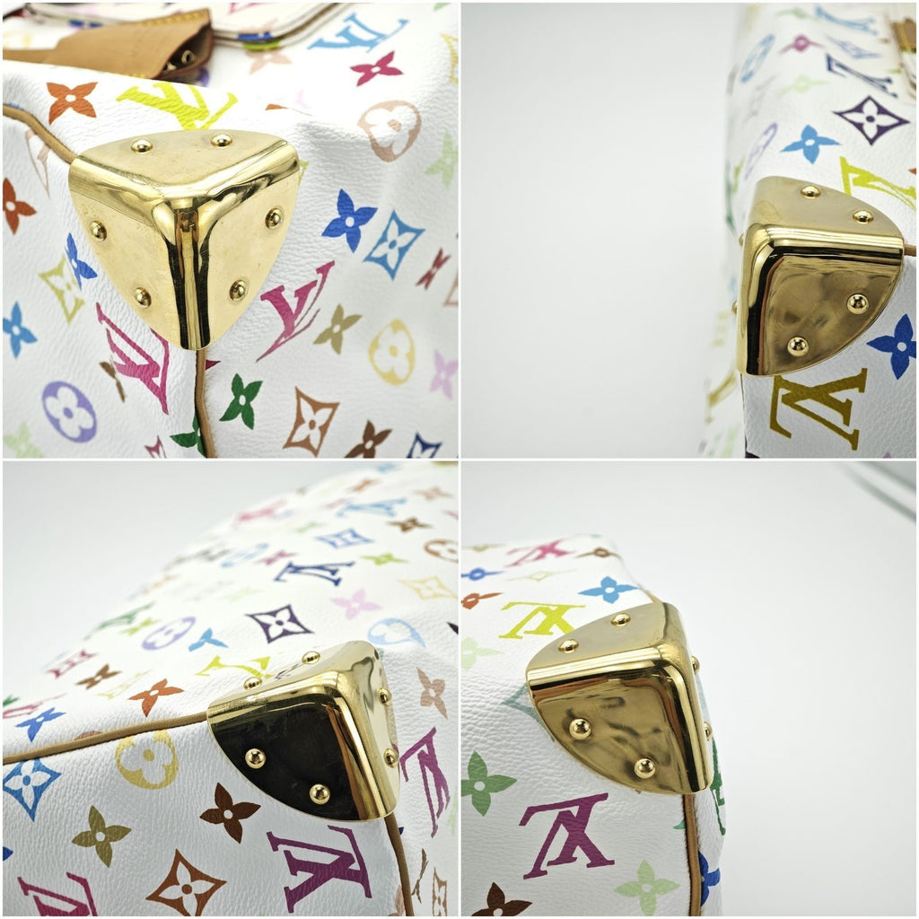 LOUIS VUITTON Monogram Multicolor Speedy 30 Handbag Mini Boston Bag M92643