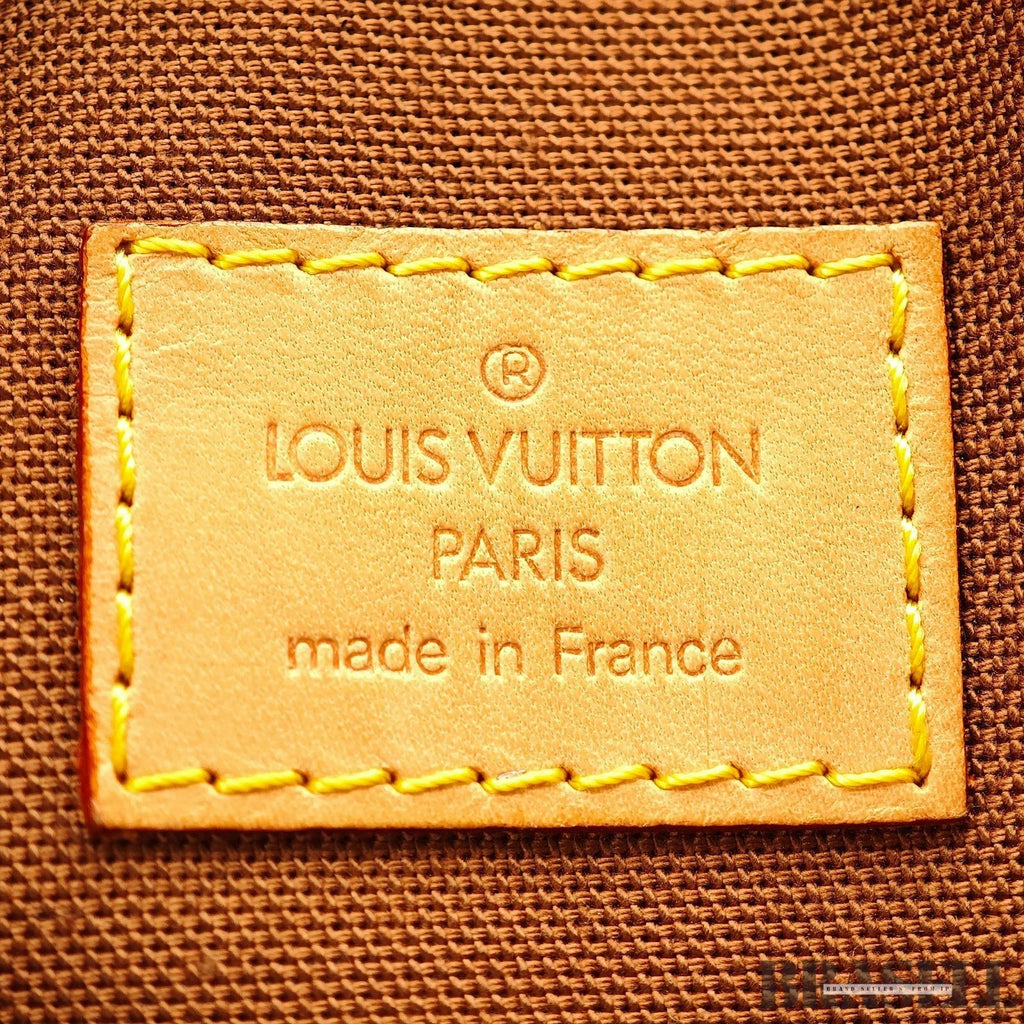 Louis Vuitton Lockit Horizontal Tote Bag M40104 Monogram Canvas Leather Brown