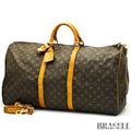Louis Vuitton Keepall Bandoulière 60 M41412 Handbag Boston Bag Brown Unisex