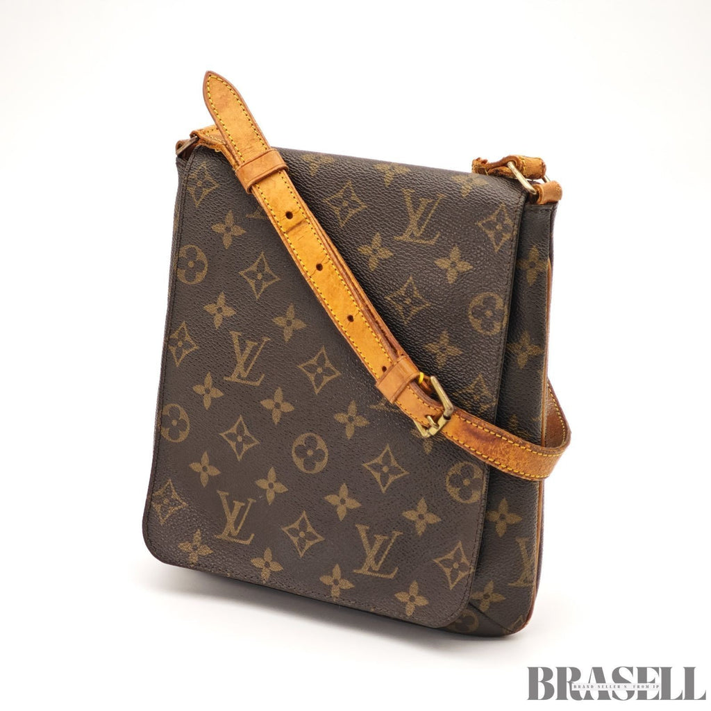 LOUIS VUITTON Musette Salsa Short Shoulder Bag Monogram Brown M51258 CA1908