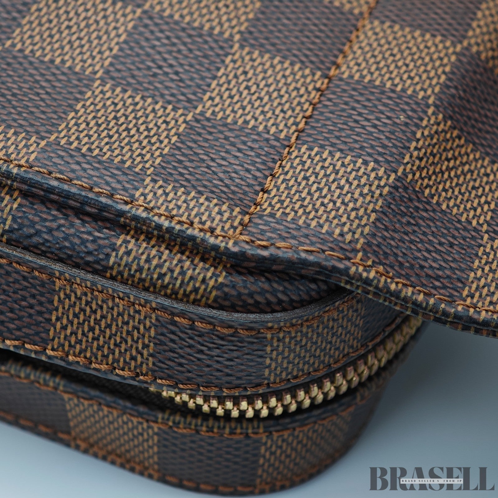 LOUIS VUITTON Geronimos N51994 Crossbody Bag Damier Ebene Brown