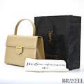 Yves Saint Laurent Vintage Style Top Handle Bag with Logo Hardware