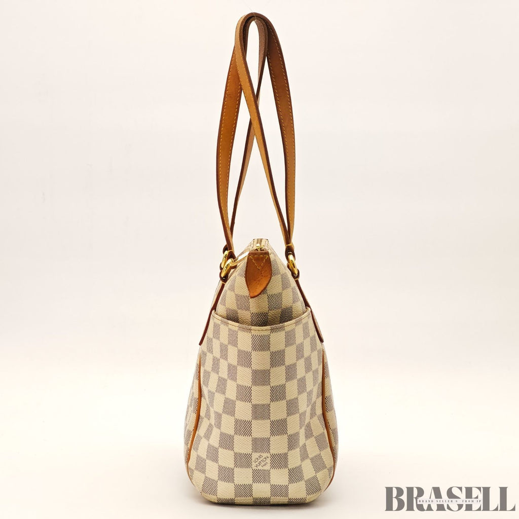 Louis Vuitton Totally MM Damier Azur N51262 Handbag Tote Bag Beige Large