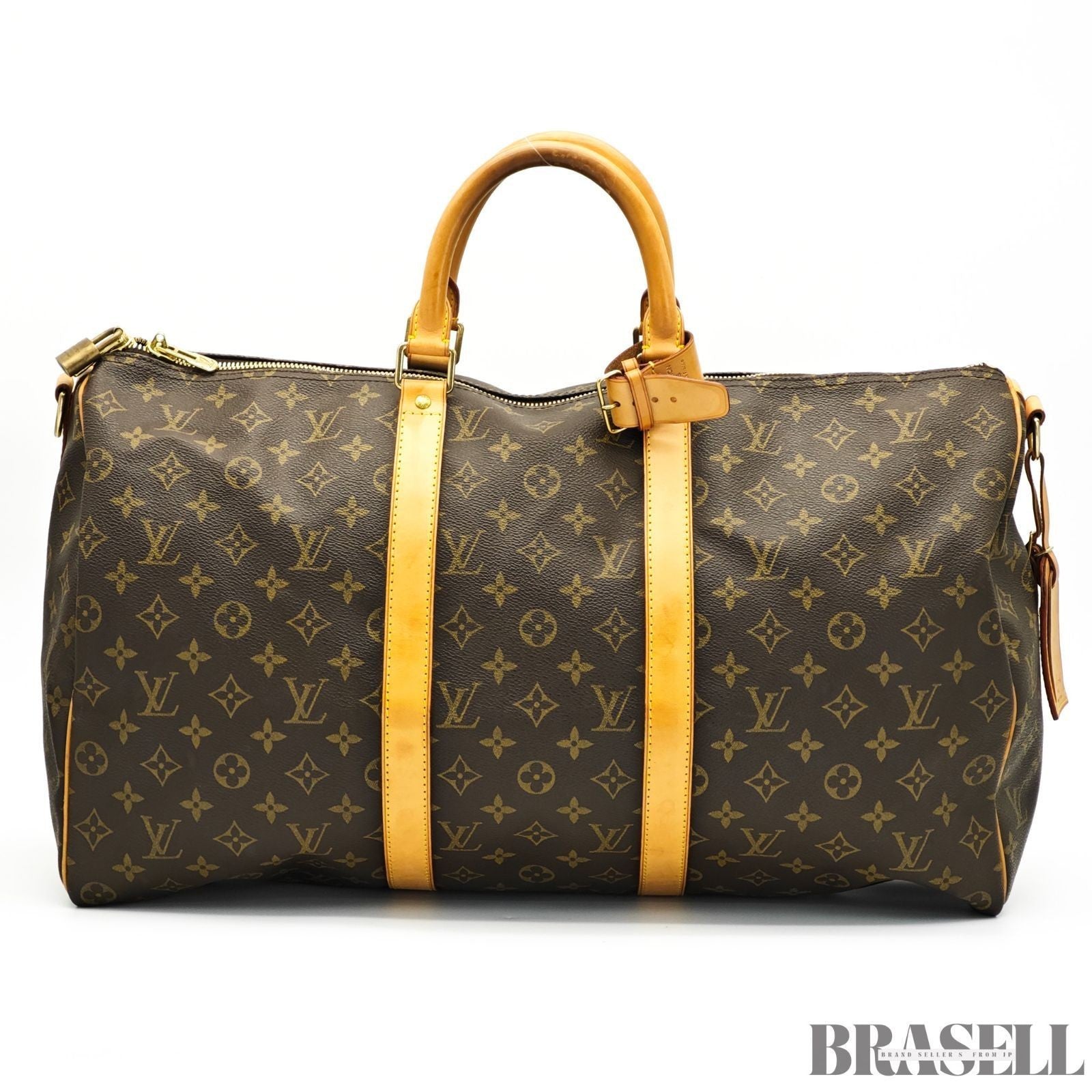 Louis Vuitton Keepall Bandoulière 50 M41416 Handbag Boston Bag Large Brown
