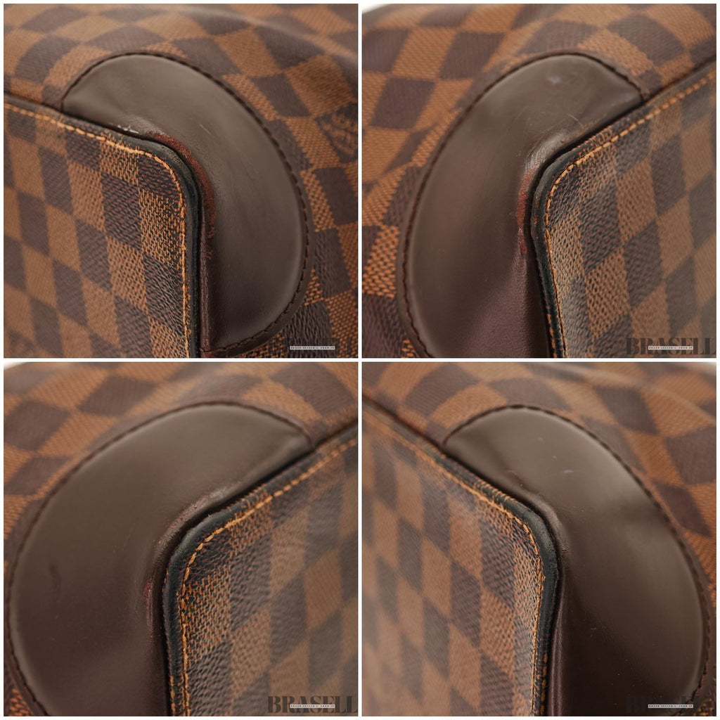 Louis Vuitton Hampstead MM N51204 Handbag Tote Bag Large Capacity Brown