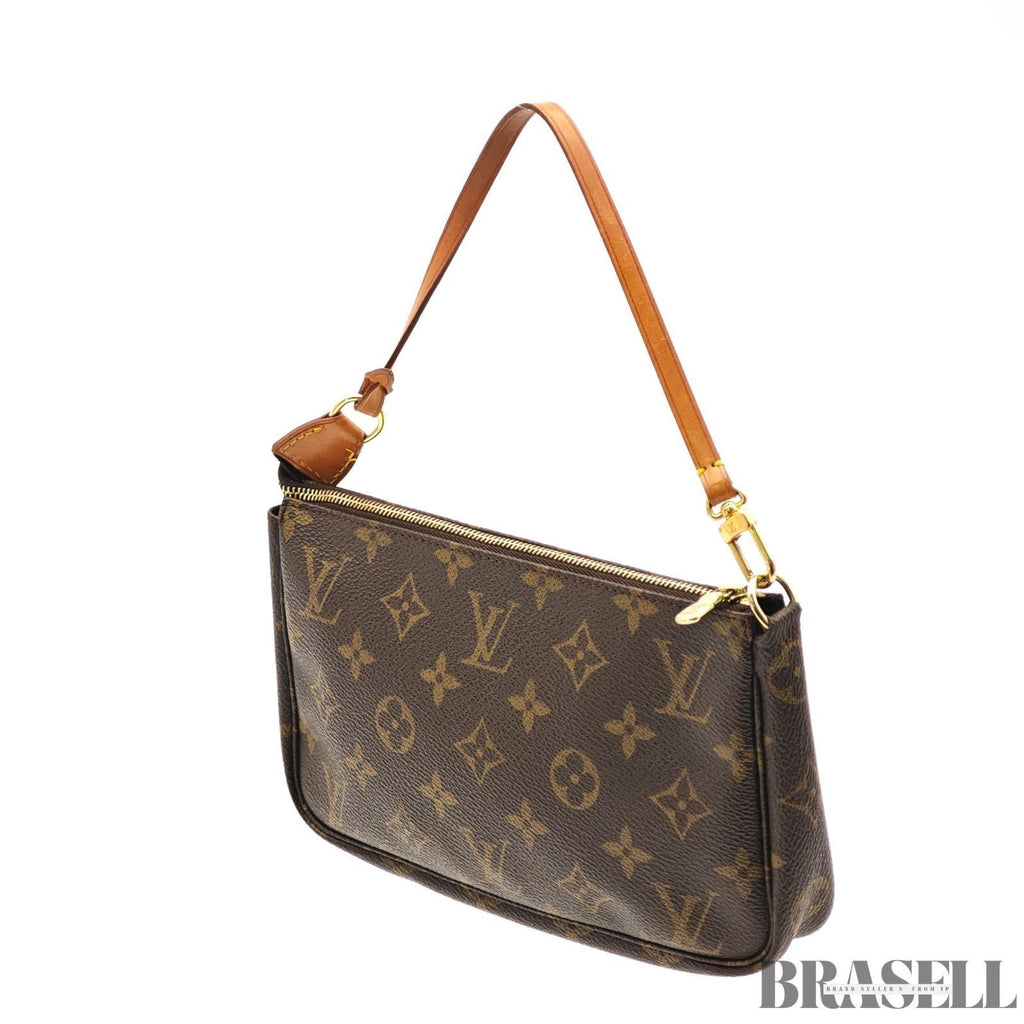Louis Vuitton Accessoire M51980 Bag Handbag Compact Monogram Leather Brown