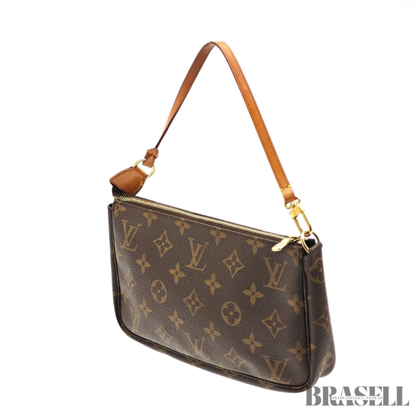 Louis Vuitton Accessoire M51980 Bag Handbag Compact Monogram Leather Brown