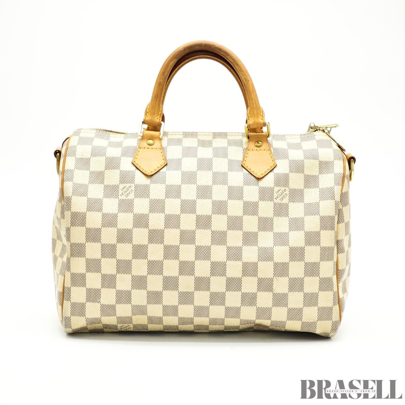 Louis Vuitton Azur Speedy Bandoulière 30 N40592 Handbag Shoulder Bag 2Way Ivory