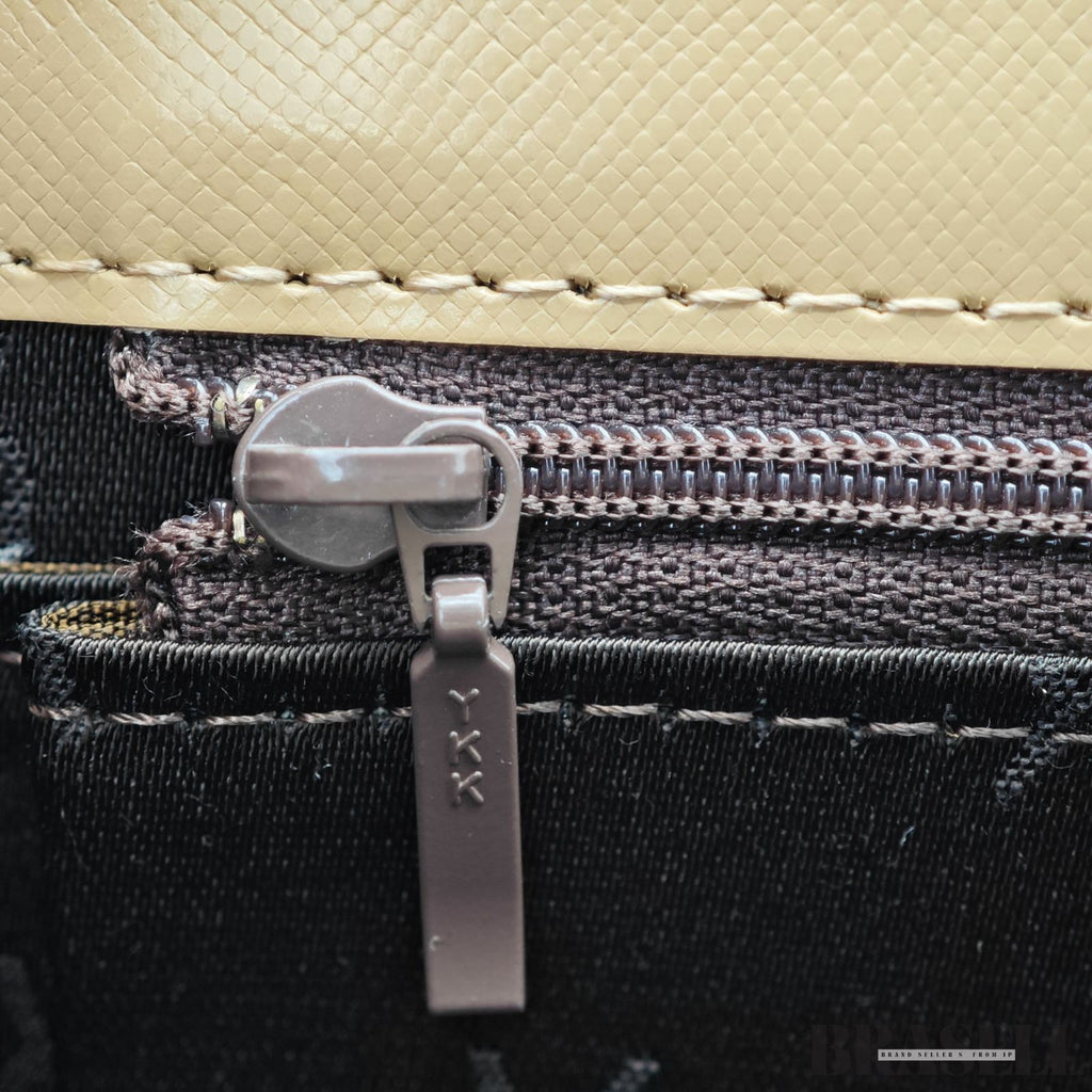 Yves Saint Laurent Vintage Style Top Handle Bag with Logo Hardware