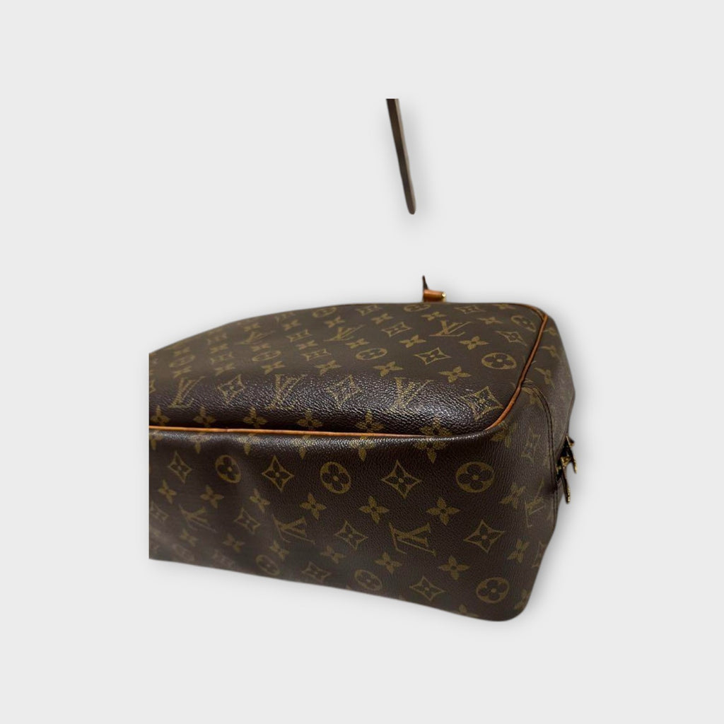 Louis Vuitton M47270 Bowling Vanity Deauville Brown PVC Leather Boston Bag 【B】