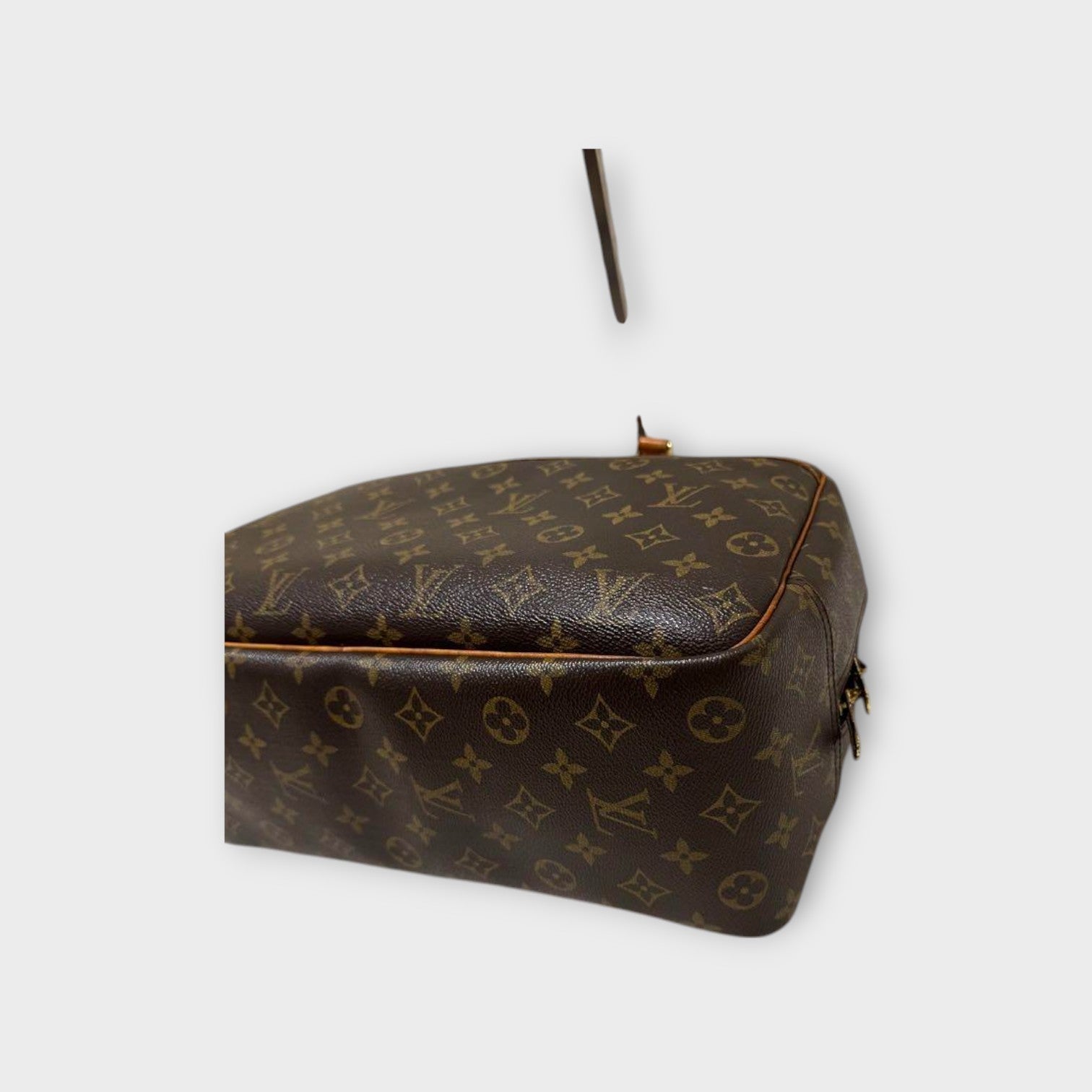Louis Vuitton M47270 Bowling Vanity Deauville Brown PVC Leather Boston Bag 【B】