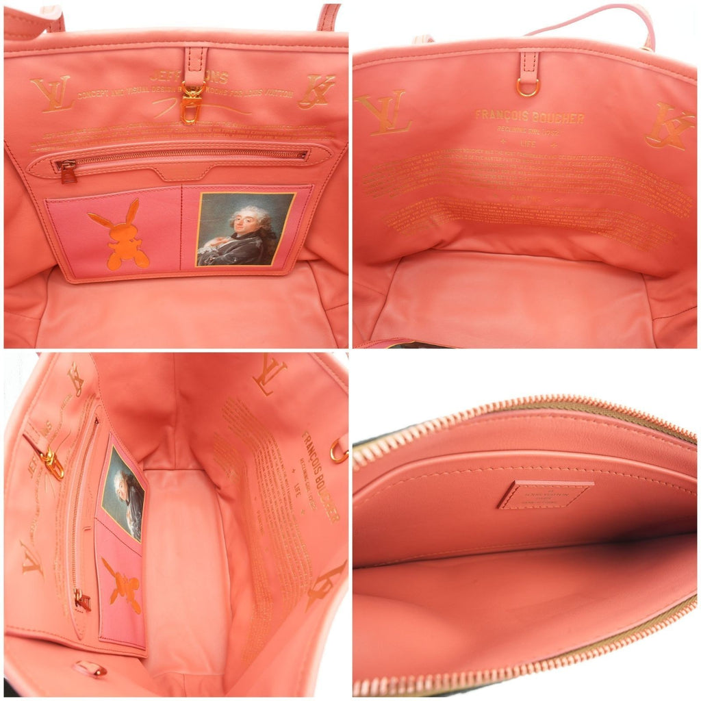 LOUIS VUITTON Neverfull MM Masters Collection M43357 Tote Bag with Pouch