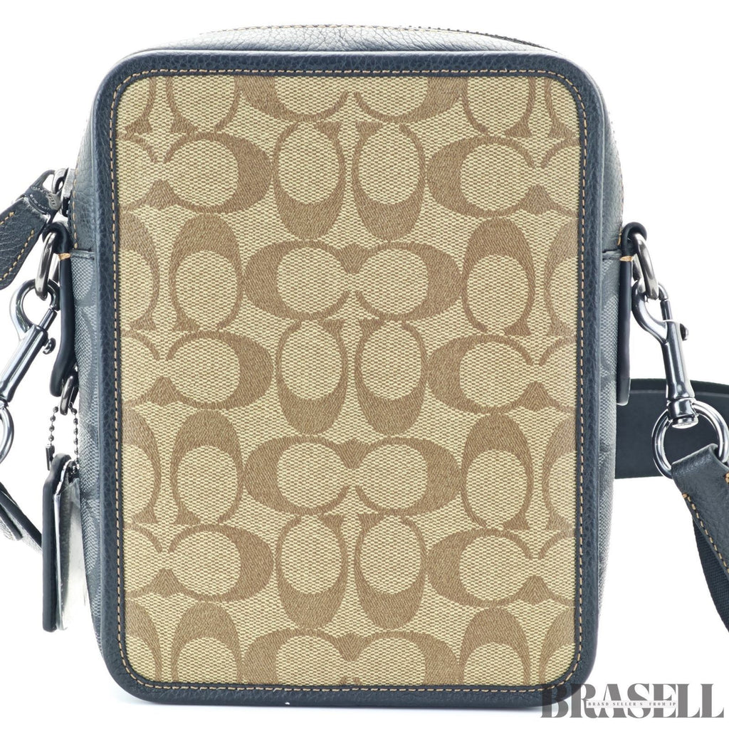 COACH Signature Sullivan Crossbody Bag CC090 Compact Khaki