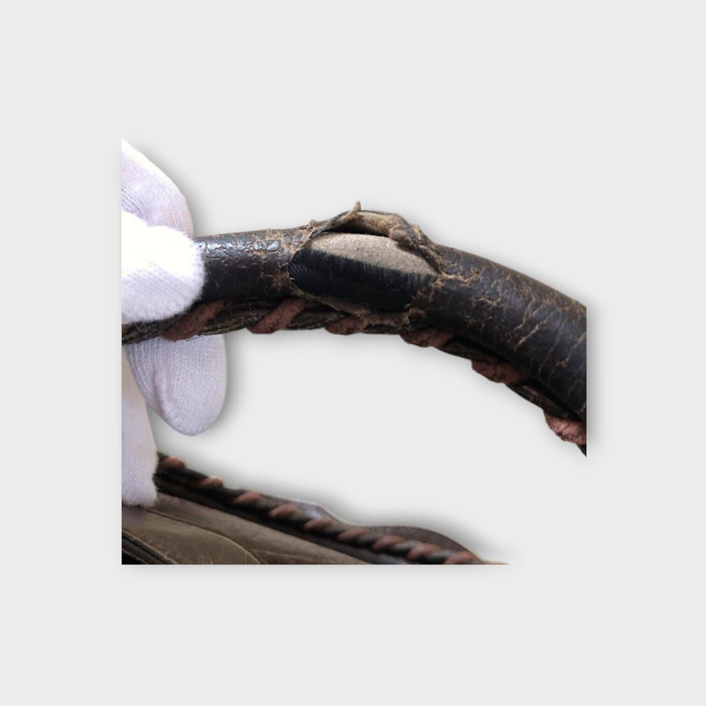 BALENCIAGA  Shoulder bag dark brown leather