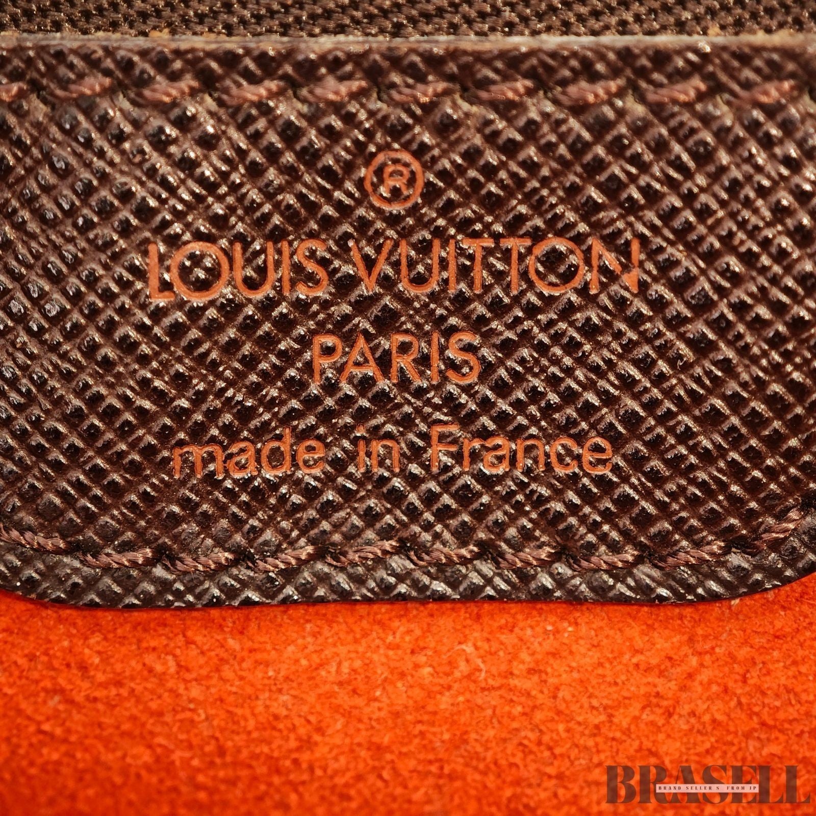 Louis Vuitton Mare N42240 Tote Bag With Pouch Bucket Bag Brown Gold Hardware