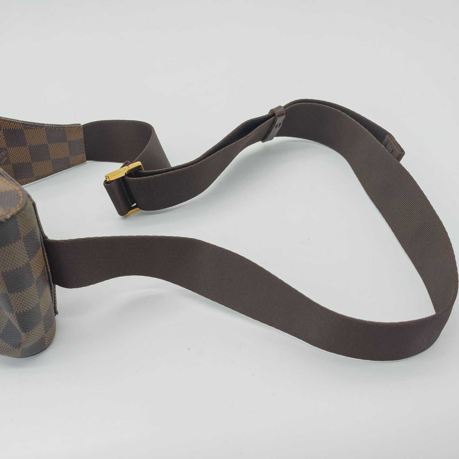 LOUIS VUITTON Damier Geronimos N51994 Shoulder/Body Bag Brown Men Women