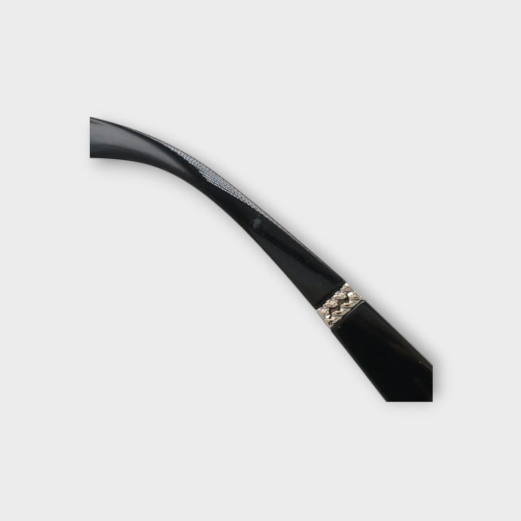 CHANEL Coco Mark Sunglasses Wellington Folding Smoke Gradient Black 53□22 140 60