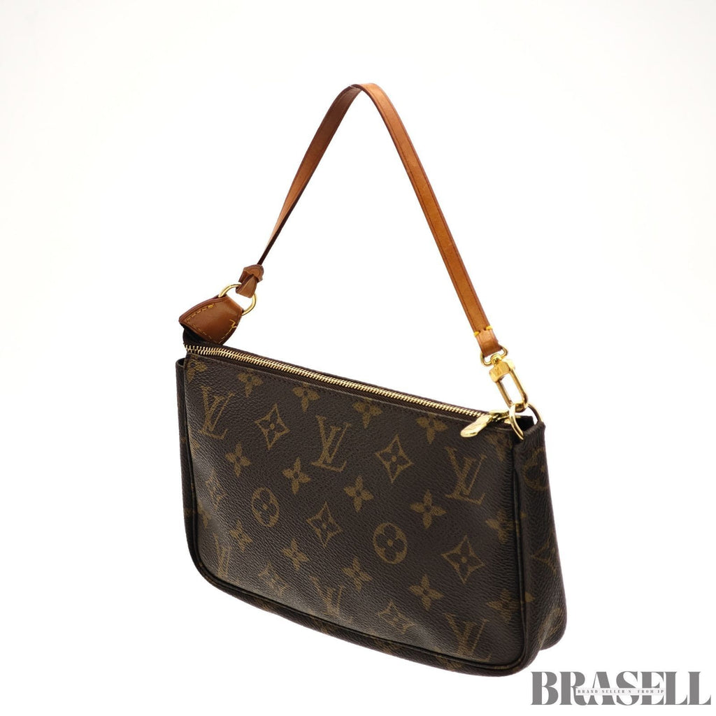 Louis Vuitton Accessoire M51980 Bag Handbag Compact Monogram Leather Brown