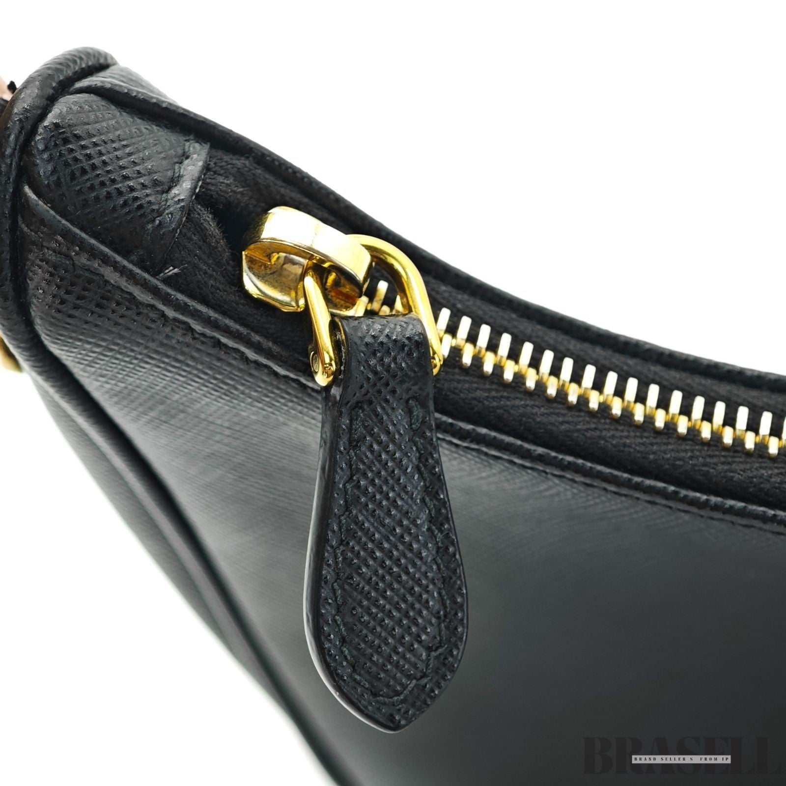 PRADA Re-Edition 2005 Saffiano 1BH204 Handbag Chain Nero Black Leather