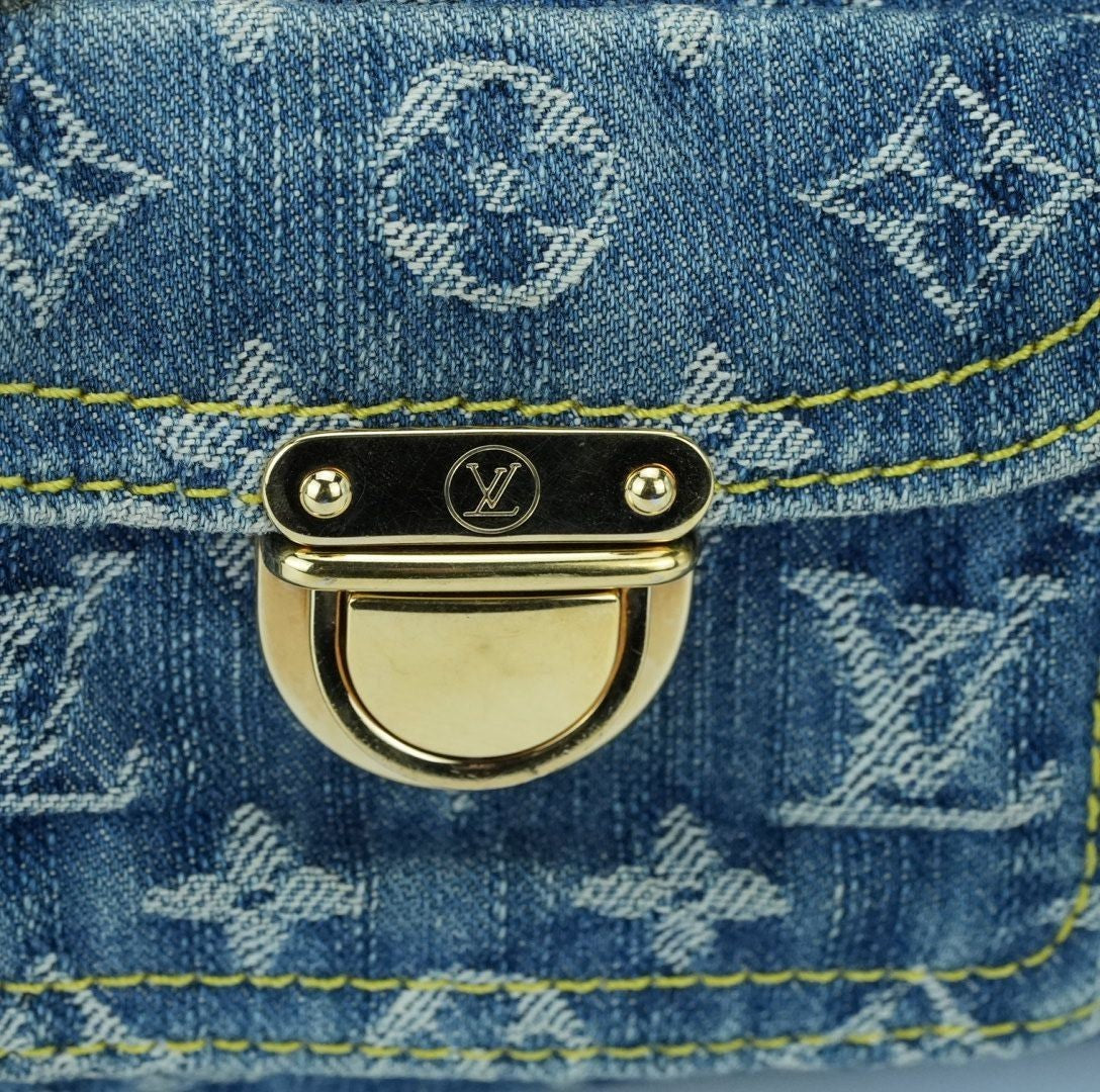 LOUIS VUITTON Monogram Denim Neo Speedy Blue M95019
