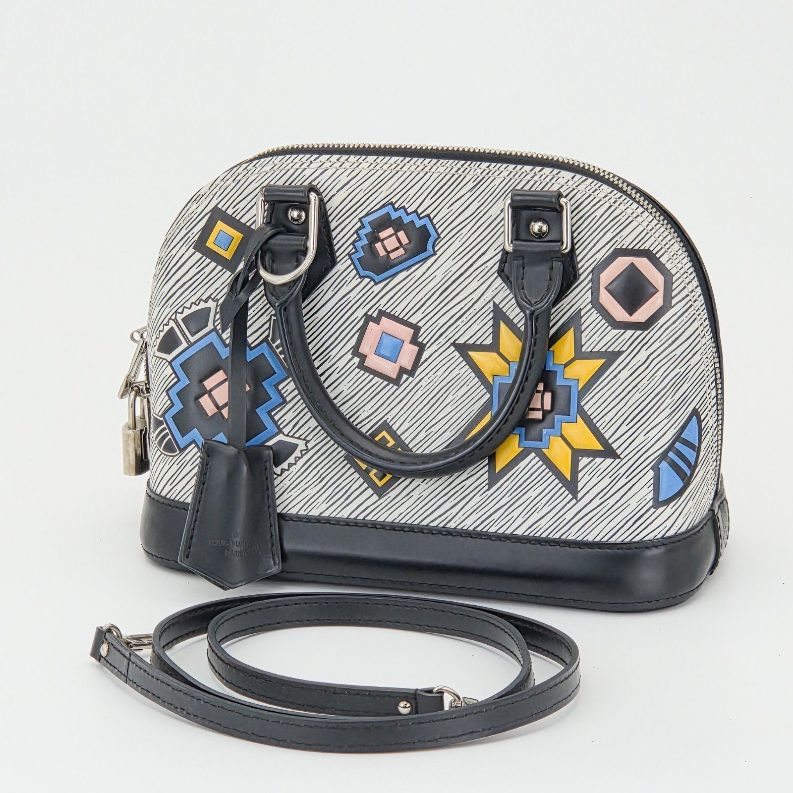 LOUIS VUITTON Alma BB Epi Denim M50834 2-Way Handbag/Shoulder Bag
